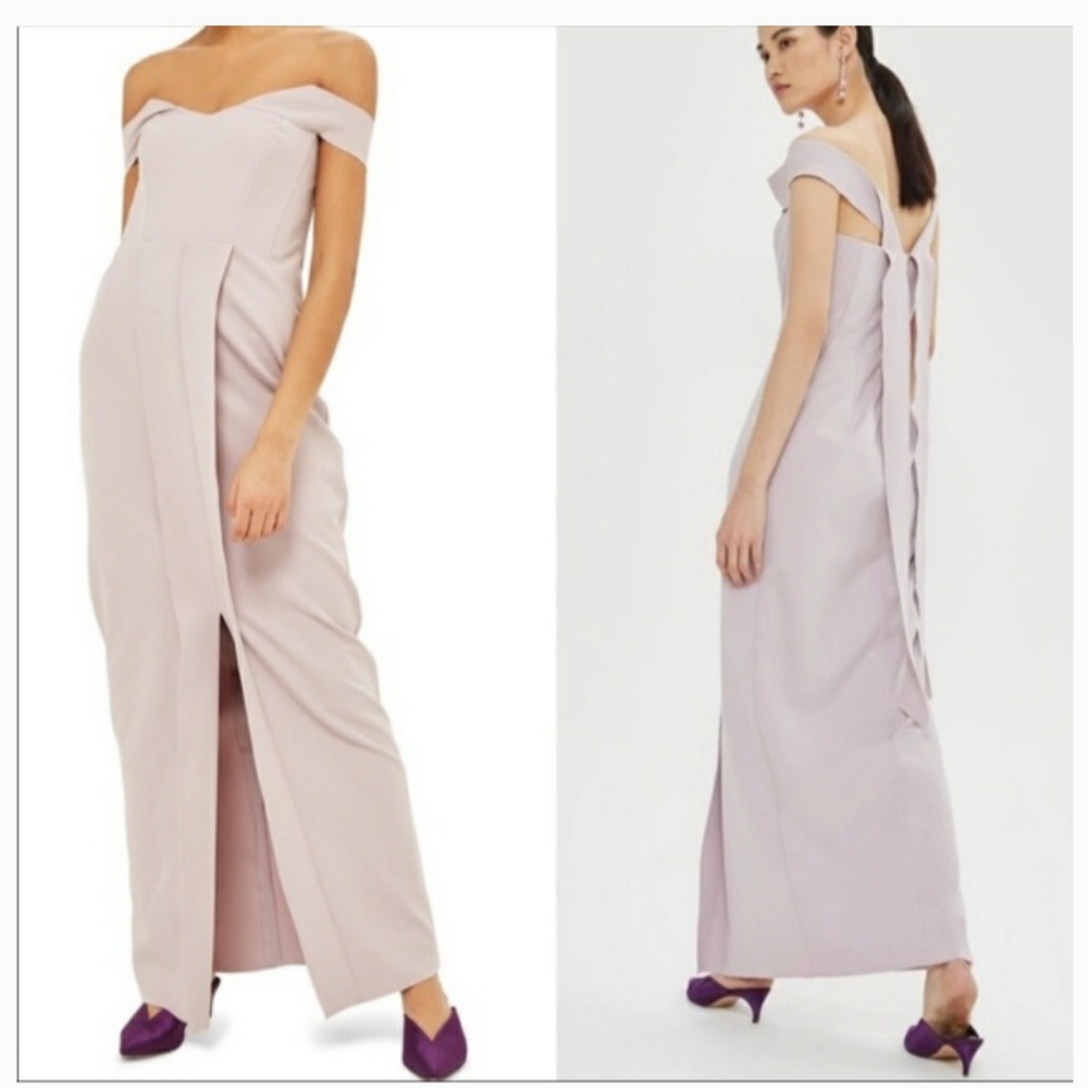 Topshop Lavender Maxi Dress